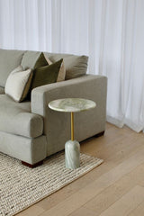 Verde Marble Side Table