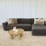 Lyla 3 Seater with Chaise - Cloud Caviar