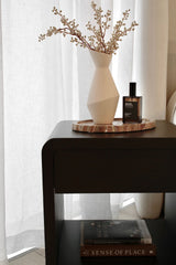 Venn Bedside Table - Black