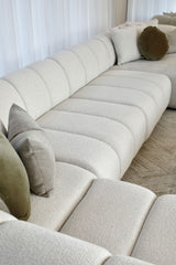 Savannah Corner Lounge with Chaise - Vanilla