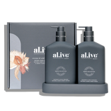 Al.ive Wash & Lotion Duo + Tray - Coconut & Wild Orange