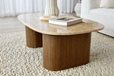 Oscar Travertine Look Coffee Table