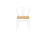 Elm Wishbone Chair - White/Natural