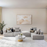 Axel Ottoman - Grey Gum