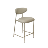 Viola Counter Stool - Greige with Greige Legs