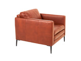 Oslo Leather Armchair - Cognac