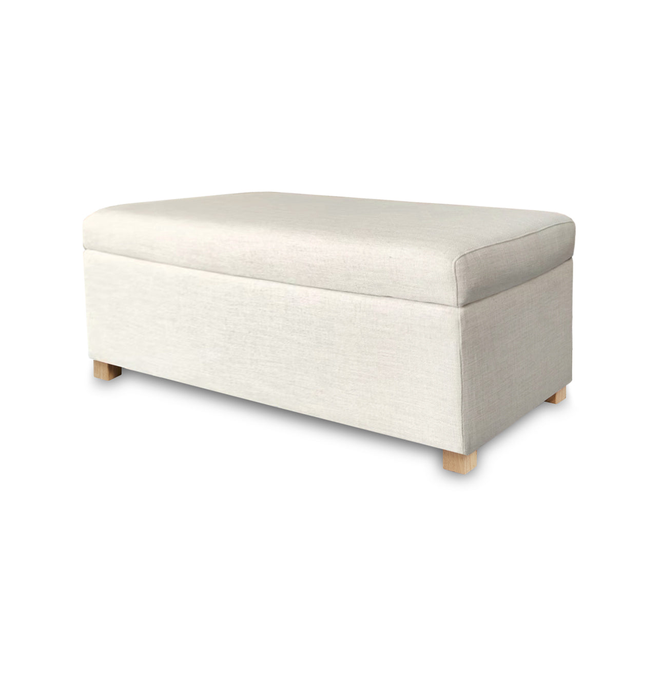 Buy Cream Linen Marcel Storage Bench in Perth, Osborne Park, Joondalup