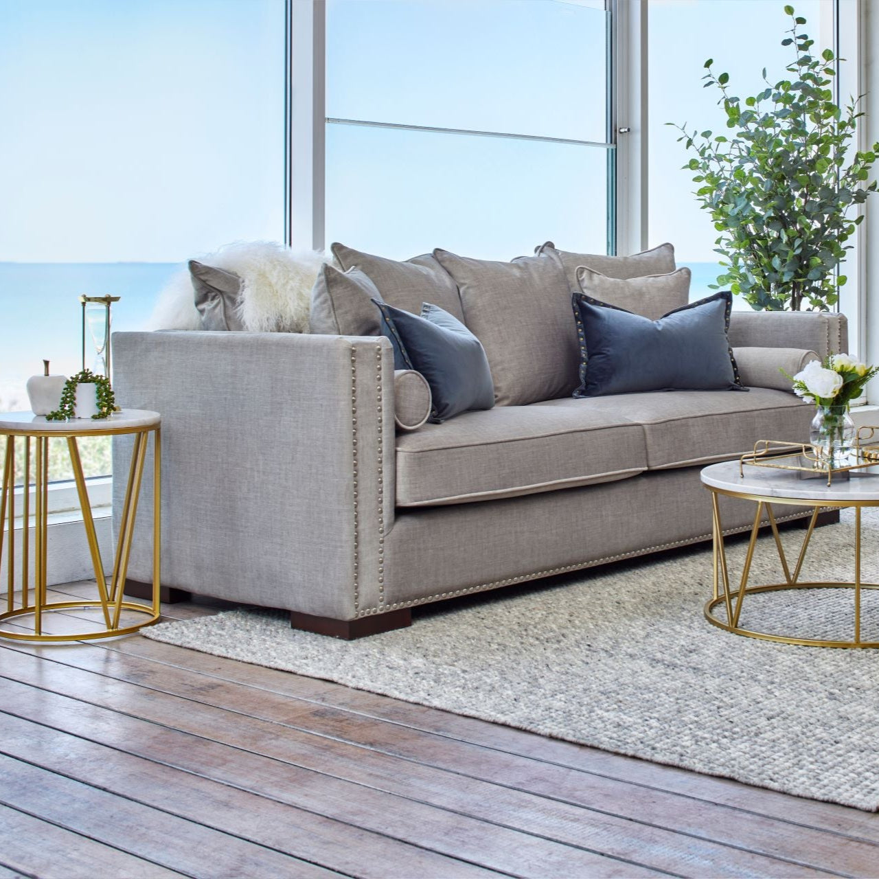 Buy Velvet Casablanca 3 Seater Sofa in Perth, Osborne Park, Joondalup