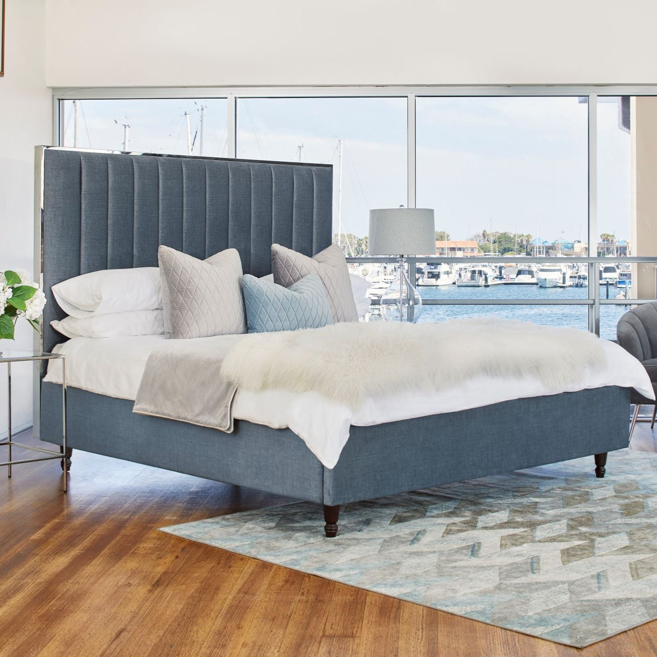 Buy Bogart Velvet King & Queen Size Bed in Perth, Osborne Park