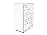 Monroe Mirrored Chest - Clear