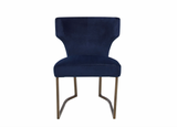 Gigi Velvet Dining Chair - Navy
