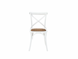Cross Back Chair (White)