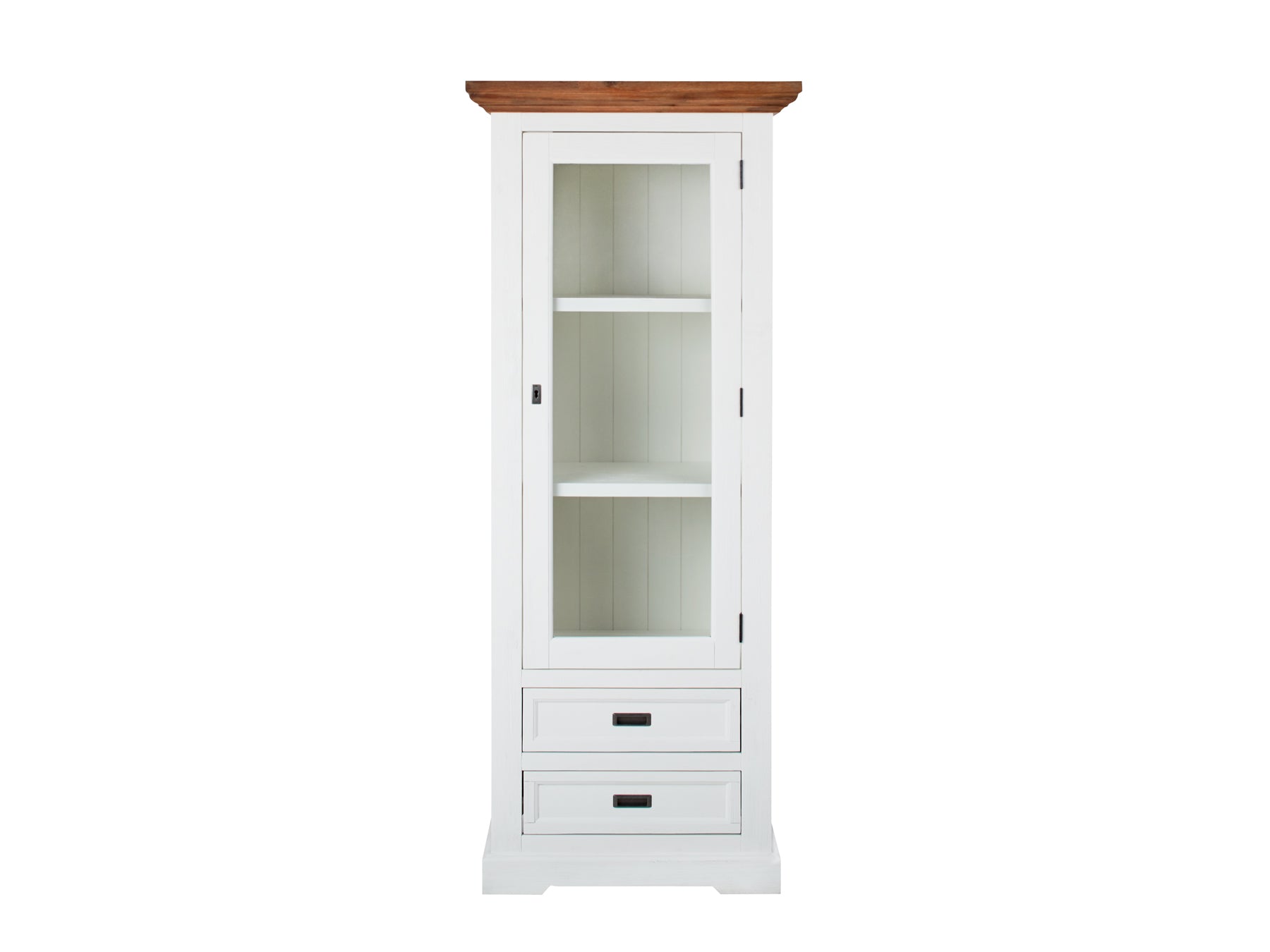 Buy Surrey 1 Door 2 Drawer Hamptons Style Vitrine in Perth, Joondalup