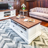 Surrey 2 Drawer 1 Shelf Coffee Table