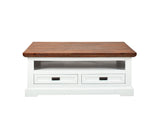 Surrey 2 Drawer 1 Shelf Coffee Table