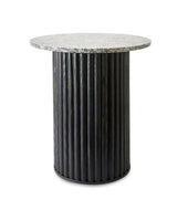 Adeline Black Marble Side Table