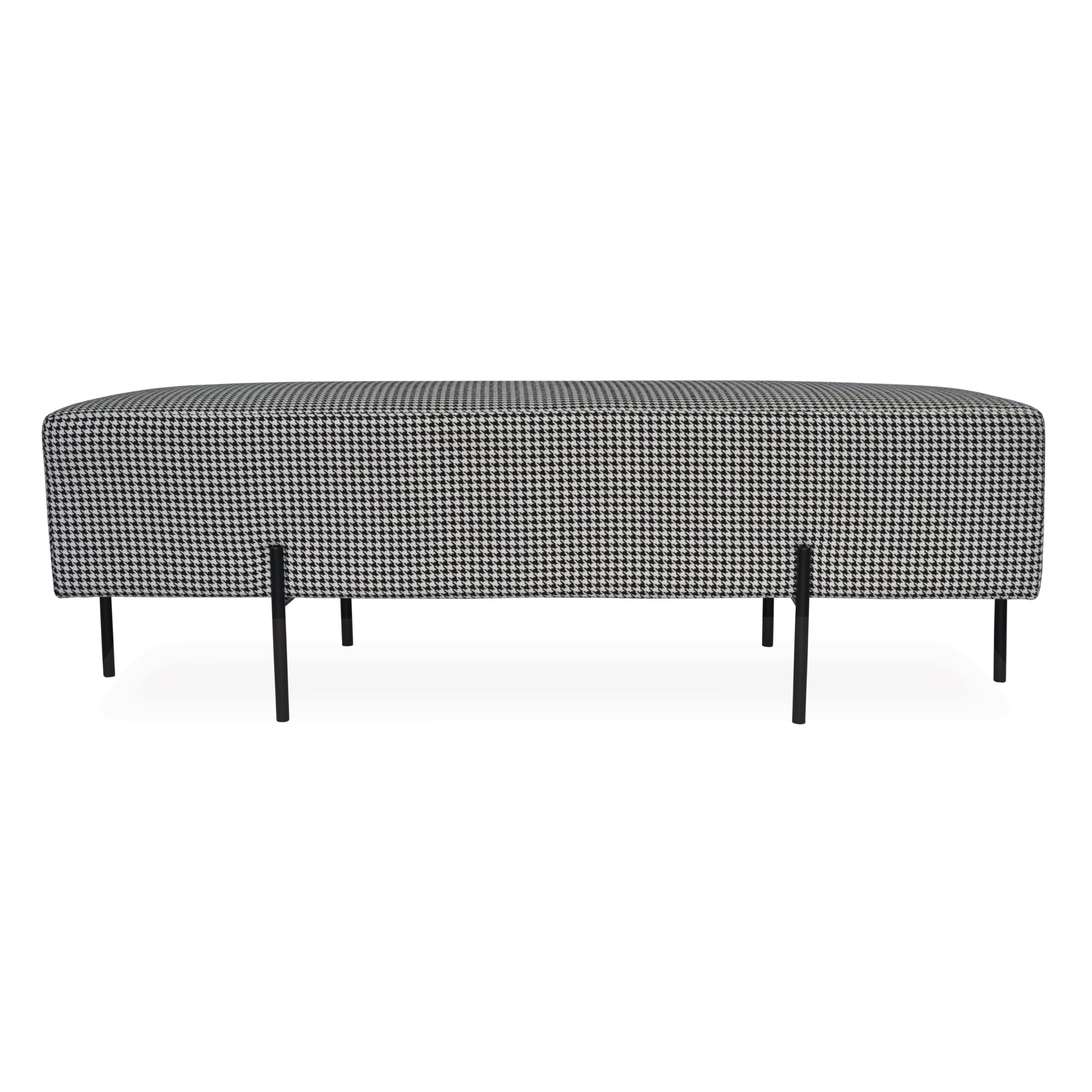 Buy Coco Quilted Hounds Tooth Ottoman in Perth, Osborne Park, Joondalup