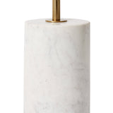 Kush Side Table - White & Gold