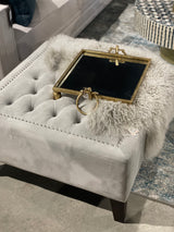 Casablanca Ottoman - Mink