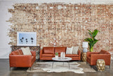 Oslo 2 Seater Leather Lounge - Cognac