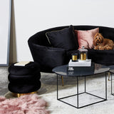 Lulu Ottoman - Black