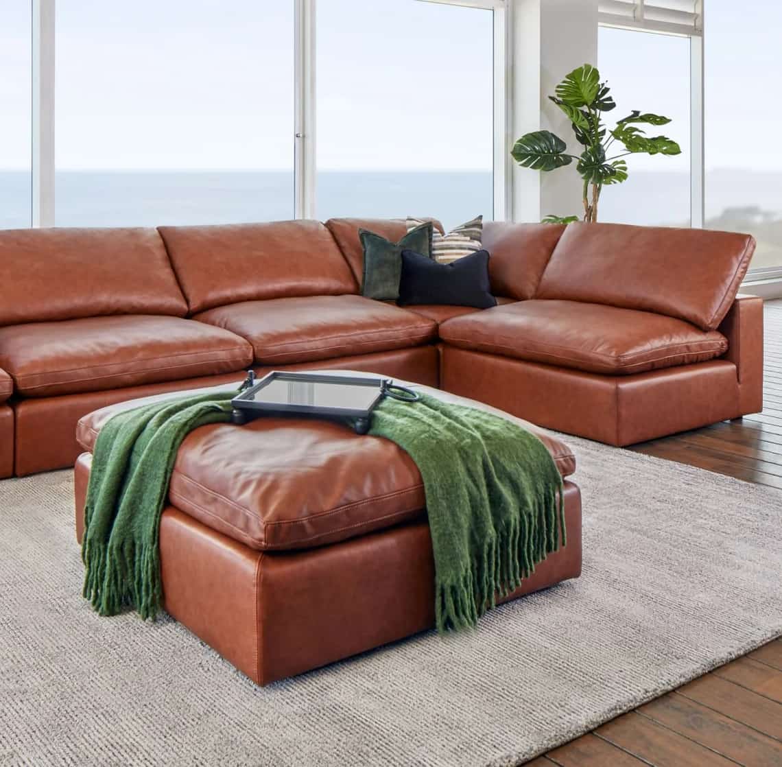 Buy Cloud Modular Cognac Leather in Perth, Osborne Park, and Joondalup