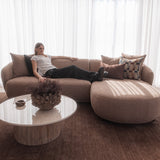 Rae 3 Seater with Chaise - Taupe
