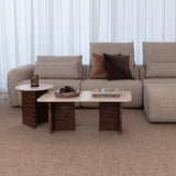 Lunare 3 Seater with Extendable Back Rests - Autumn Tweed