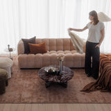 Monroe 3 Seater Sofa - Almond