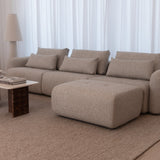 Lunare Ottoman - Autumn Tweed