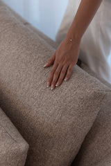 Lunare 3 Seater with Extendable Back Rests - Autumn Tweed