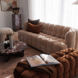 Monroe 3 Seater Sofa - Almond
