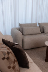 Lunare 3 Seater with Extendable Back Rests - Autumn Tweed