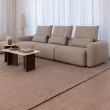 Lunare 3 Seater with Extendable Back Rests - Autumn Tweed