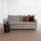 Stanton Queen Sofa Bed with Memory Foam Mattress - Oyster