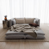 Oliver Queen Sofa Bed - Dove