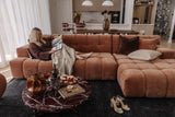 Valletta 3 Seater with Chaise - Mystique Biscoff