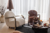 Bardot Arm Chair - Mohe Rust