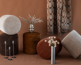 Rio Round Ottoman - Tilly Grey Gum