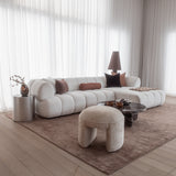 Savannah 3 Seater with Chaise - Vanilla