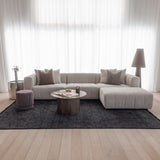 Laurent 3 Seater with Reversible Chaise - Cuddle Cobblestone