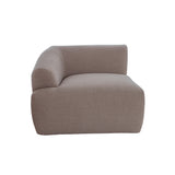 Sade Single Seat with LHS Arm - Preston Cobblestone