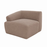 Sade Single Seat with LHS Arm - Preston Cobblestone