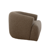 Sade Swivel Arm Chair - Capri Raisin