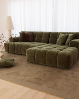 Valletta 3 Seater with Chaise - Mystique Heritage