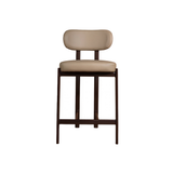 Coco Counter Stool - Dune with Espresso Legs