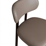 Coco Counter Stool - Dune with Espresso Legs