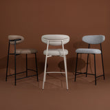 Viola Counter Stool - Greige with Greige Legs