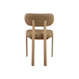 Coco Dining Chair - Caramel with Oak Finish Legs
