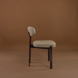 Coco Dining Chair - Dune with Espresso Legs
